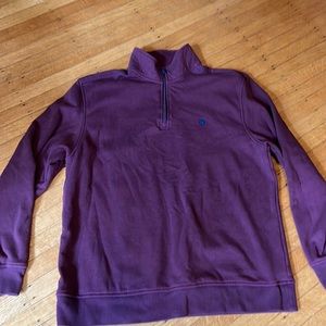 Maroon quarter zip